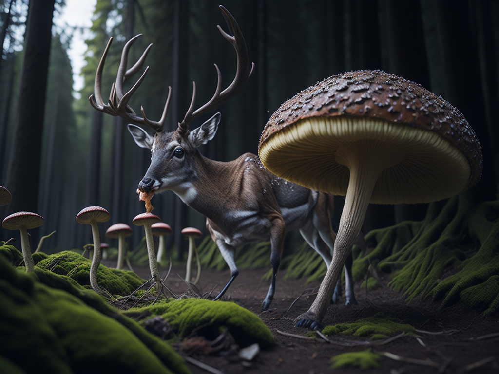 Do Deer Eat Mushrooms