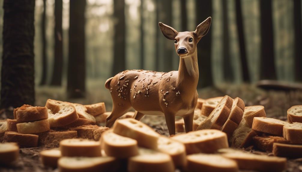 bread harmful for deer
