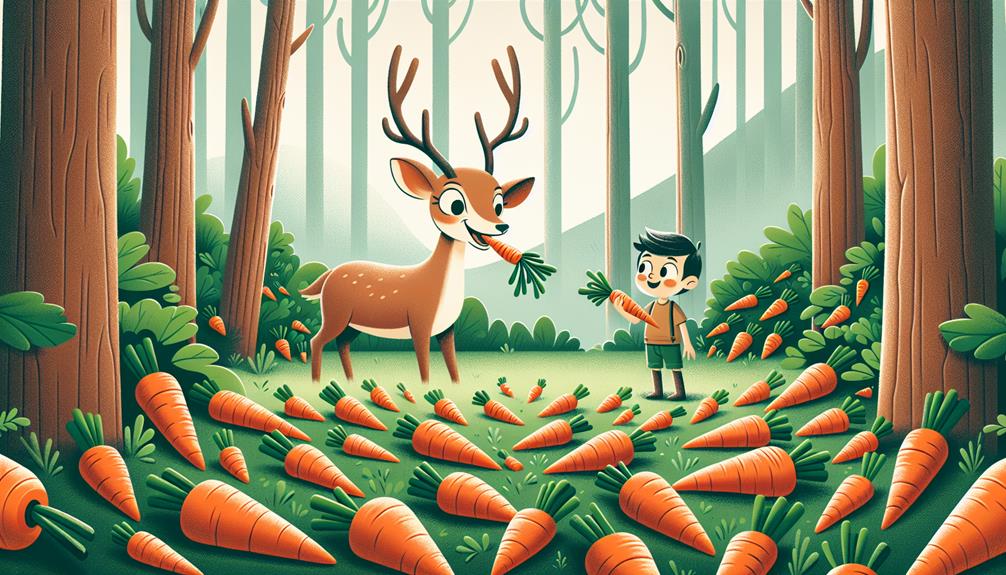 carrots drive deer s taste