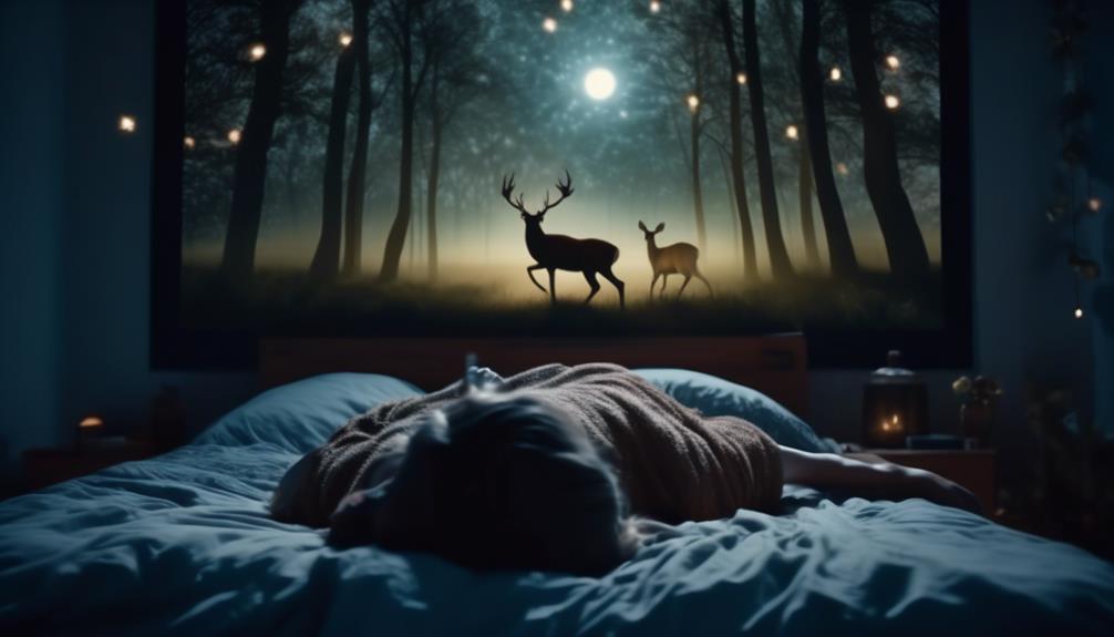 comparing sleep patterns deer vs humans