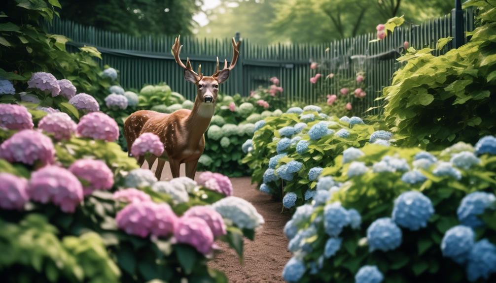 deer resistant gardens and deterrents