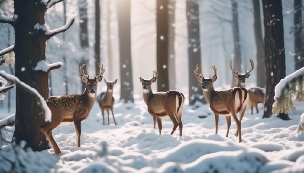 deer s energy saving winter sleep