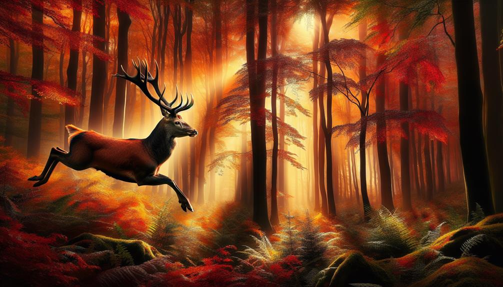 deer s journey through wilderness