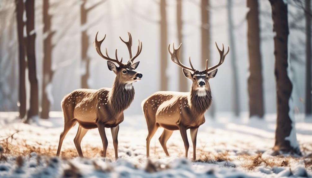 deer s year round activity and adaptability