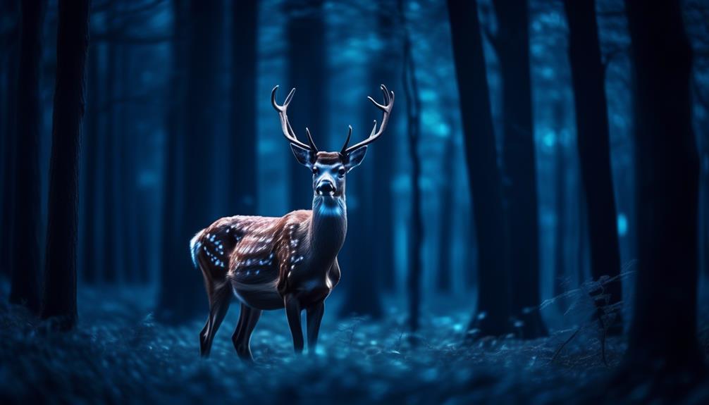 deer vision in darkness