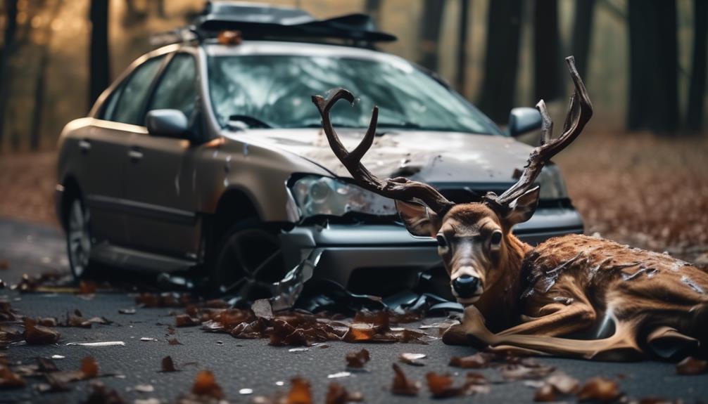 hazardous consequences of deer collisions