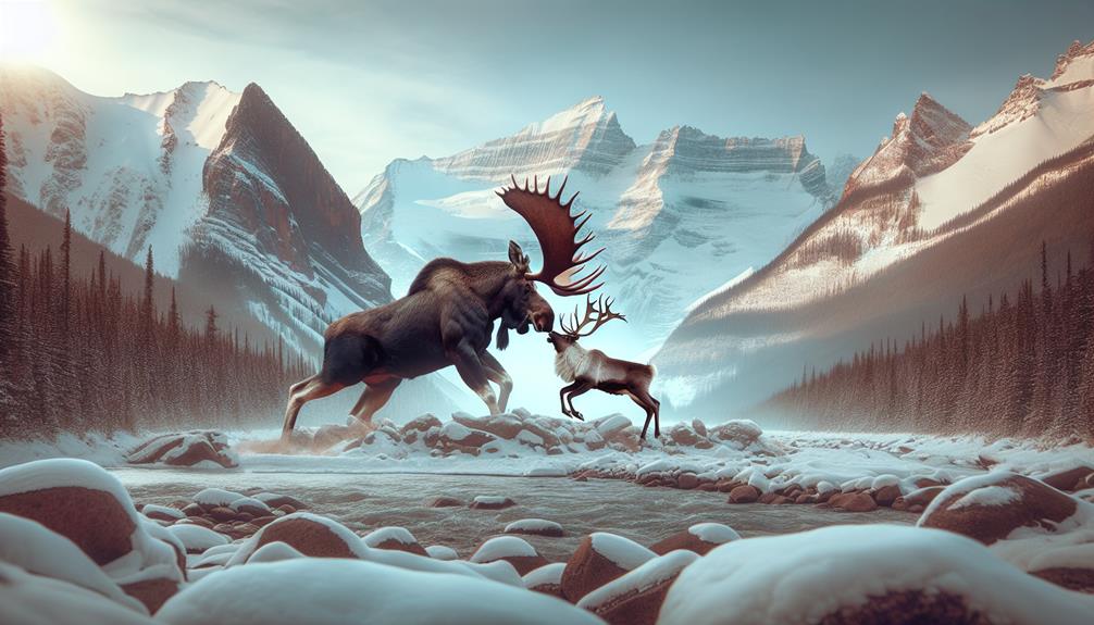 majestic moose vs caribou