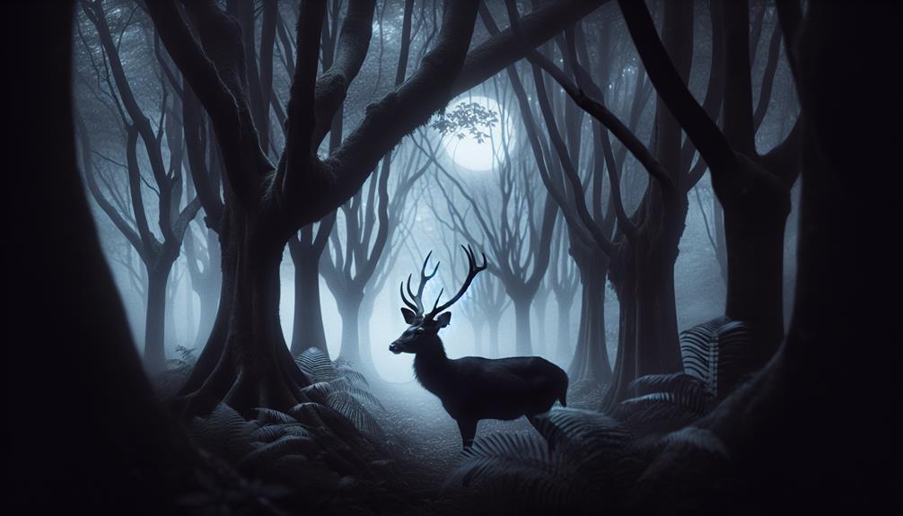 melanistic deer elusive intriguing
