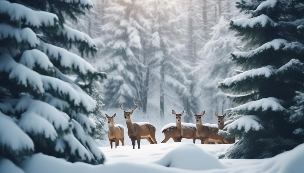 providing refuge for wintering deer
