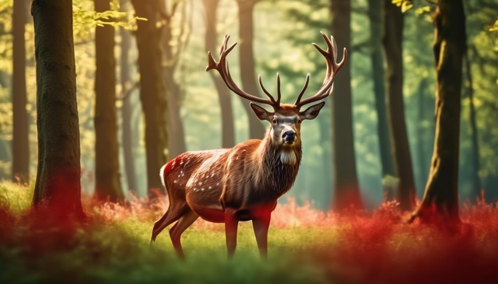 red deer s natural environment
