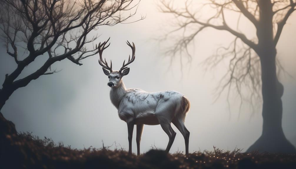 unique antlers of deer